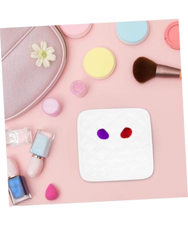  MERRYHAPY MERRYHAPY Nail Eyeshadow Clean Makeup Mix Easy Clean Paint Tray Gel Mixing Palette Color Mixing Tray Color Mixing Plate - Buy Online on GoSupps.com