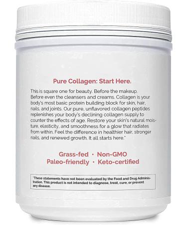 Zint Pure Grass-Fed Collagen Peptides - Hydrolyzed Collagen 16 oz (454 g) - Buy Online on GoSupps.com