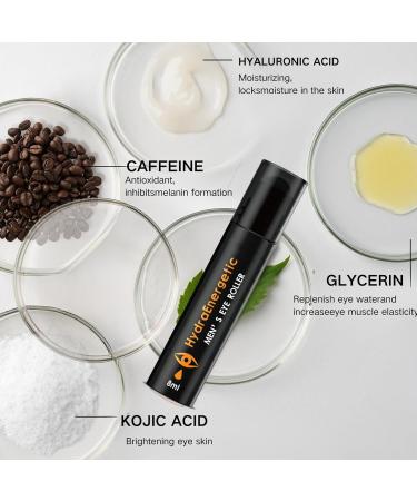 Tongyend Hydra energetic Men Eye Cream Roller caffeine eye cream Under Eye Roller for Dark Circles Lines&Puffiness Eye Bags Remover Anti Age - instant eye tightener - Hydrating Relax Eyes Fatigue - Buy Online on GoSupps.com