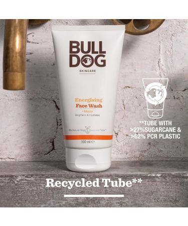BULLDOG SKINCARE Energizing facial cleanser for men Revitalizing Facial Cleanser 150ml x 3 Pack - Buy Online on GoSupps.com