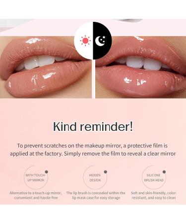 Lip Sleeping Mask - Overnight Repair for Dry, Chapped Lips with Hyaluronic Acid, Vegan & Cruelty-Free, Hydrating, Exfoliating, Non-Sticky, Long-Lasting Moisture - Buy Online on GoSupps.com