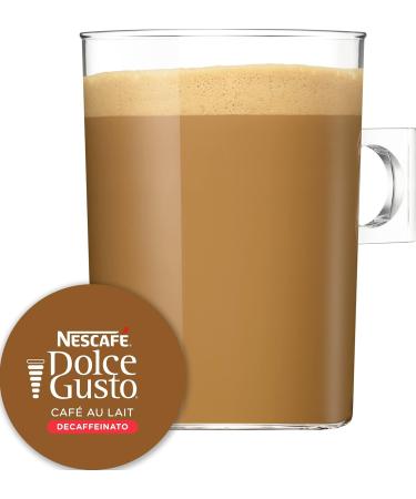 Nescaf Dolce Gusto Caf au Lait Decaffeinato 48 Coffee Capsules (Robusta Beans Intensity 7) | 3-Pack Coffee Pods for International Shipping - Buy Online on GoSupps.com