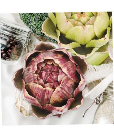 Ciieeo fake vegetables imitated artichoke decors decorate vegetable artichoke props fake accessories wedding artichoke decors artificial vegetable Model shop display artichoke - Buy Online on GoSupps.com