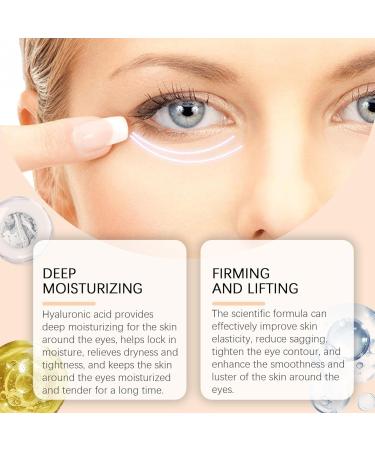 5D Peptide Anti aging Eye Repair Cream+1min Anti-wrinkle+Fade Dark Circles Instant Lift Plus Poche Yeux Instant Eye Lift. Instantly Removes Bags Firming Delicate Skin -15ml (3) - Buy Online on GoSupps.com
