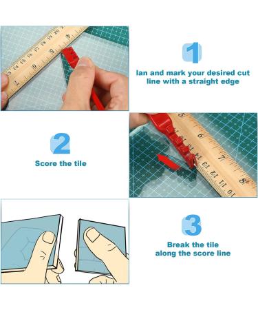 3 Pieces DIY Stained Glass Cutter Tool for Mirror 2 mm - 20 mm Pencil Style Oil Feed Carbide Tip  Glass Cutting Tool for Glass Cutting - Buy Online on GoSupps.com
