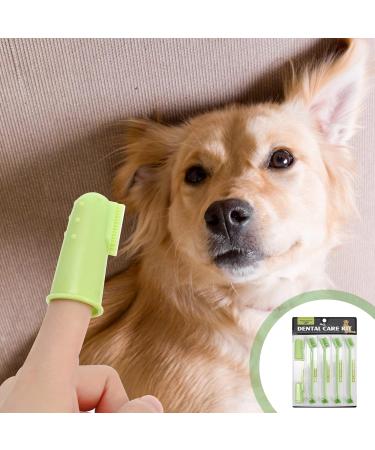 HANABASS 2 Sets Pet Toothbrush Toothbrushes Dog Toothbrush and Toothpaste Dog Toothbrushes Pp Green - Buy Online on GoSupps.com