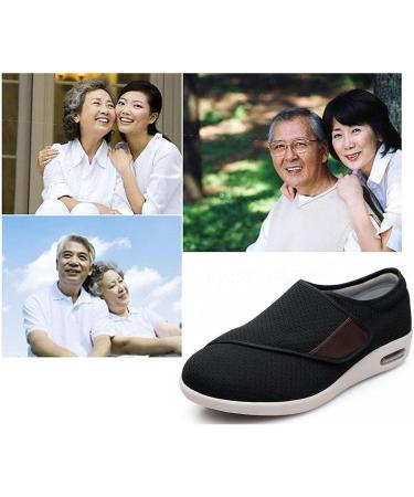 Swollen Feet Diabetic Edema Boots for Men | Adjustable Wide Slippers for Elderly Foot Pain Relief - Size 12 Gris - Buy Online on GoSupps.com