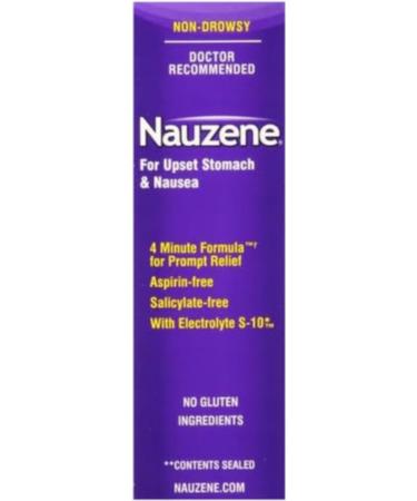 Nauzene Upset Stomach & Nausea Chewable Tablets - Wild Cherry Flavor 42 ct | Fast Relief for Nausea | Buy Online Internationally - Buy Online on GoSupps.com