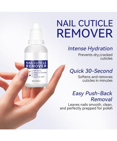 Adoucissant Pour Cuticules | Fournitures De P dicure Hydratantes - 30ml Dissolvant Cuticules Action Rapide Pour Ongles | Pour Peau Morte Ongles Incarn s Fragiles Quotidien Salon Maison Voyage Manucure - Buy Online on GoSupps.com