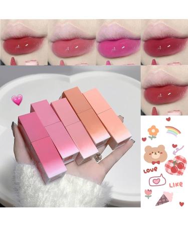 Macqueen Water Glow Lip Tint Set - 5 Long Lasting Moisturizing Liquid Lipsticks | Waterproof Lip Gloss for Radiant Color - Buy Online on GoSupps.com