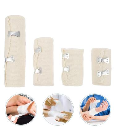 4 Rolls Elastic Band Gauze Sports Tape - Durable Nylon Protection for Athletes | International Shipping Available - Buy Online on GoSupps.com