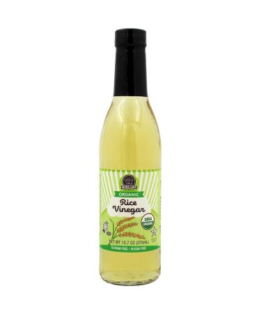 Organic Rice Vinegar - Kosher - USDA Certified Organic, Sodium Free, Sugar Free - 4.2 Percent Acidity - (Single) 12.7 Fl Oz (Pack of 1)