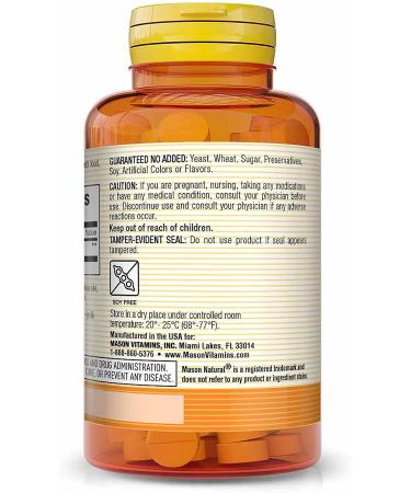 Mason Natural Extra Strength Apple Cider Vinegar Tablets - 100 Count for Health Benefits - Buy Online on GoSupps.com