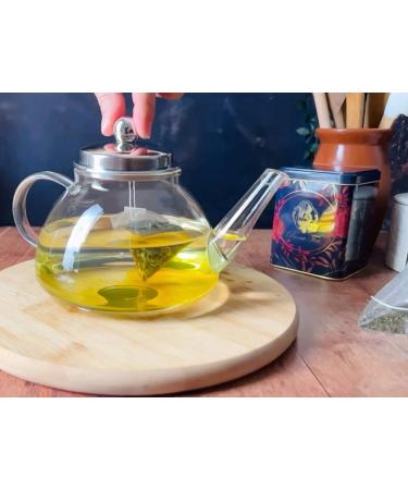 Saffron Tea - Great Taste Award Winning 15 Pyramids Bags in Metal Container (Black Tea with Saffron) - Buy Online on GoSupps.com