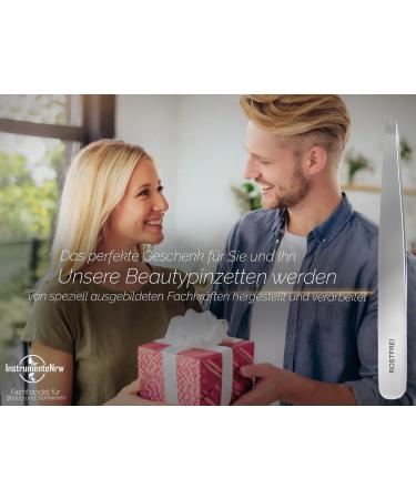 Professional Eyebrow Hair Plucking Tweezers - 9 cm Stainless Steel 2 mm Precision Tools for Perfect Plucking - Buy Online on GoSupps.com