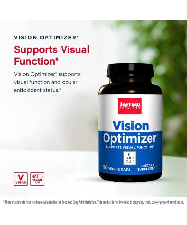 Jarrow Formulas Vision Optimizer | 90 Veggie Caps for Eye Health - Buy Online on GoSupps.com