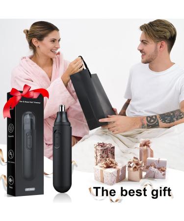 DiktoYou Rechargeable 2-in-1 Ear and Nose Hair Trimmer - Painless Grooming Tool for Men and Women - USB Electric, IPX7 Waterproof - Grey - Buy Online on GoSupps.com