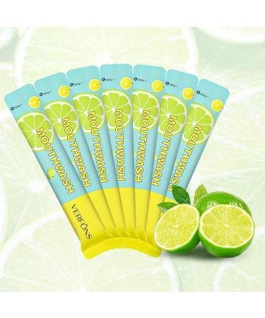 LLHQAMT Mini Mouth Wash - Portable 0.35ml Rinsing Packs for Fresh Breath | Travel Size Lime Mint (20 Pieces) | Perfect for Work Travel & Dating - Buy Online on GoSupps.com