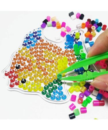 3-Color Plastic Fuse Beads Tweezers Set for Kids - DIY Creative Craft Game Tool (6 Tweezers in White, Green, and Blue) - Buy Online on GoSupps.com
