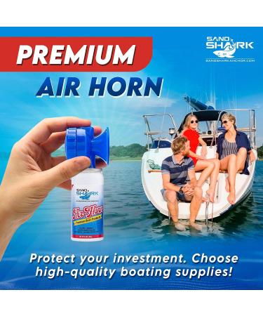 SandShark 2PK Premium Boating Air Horns - Coast Guard Approved for Marine Safety - Buy Online on GoSupps.com