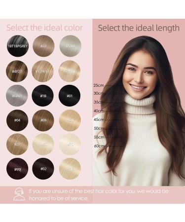 High-Quality Real Hair Tape-In Extensions - 20 Pieces 30g 45cm - Medium Brown #04 - Buy Online on GoSupps.com