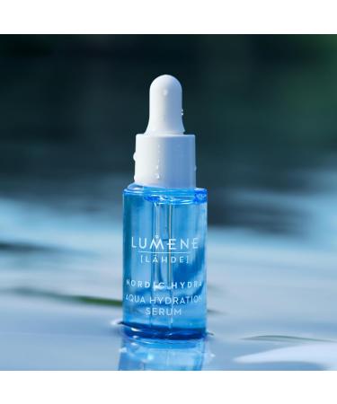 LUMENE Nordic Hydra Aqua Serum | Intense Hydration for Lasting Dewy Skin | With Arctic Spring Water Hyaluronic Acid & Nordic Red Algae | Lightweight & Hydrating | Vegan | 30 ml 0.3 Fl Oz (Pack of 1) - Buy Online on GoSupps.com