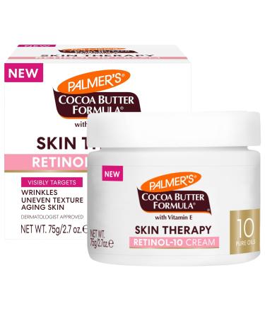 Palmer's Cocoa Butter Formula Face Cream Skin Therapy Retinol-10 Moisturizer 2.7 Oz Vitamin E & Hyaluronic Acid Helps Reduce Fine Lines & Uneven Skin Tone 48Hr Moisture Dermatologist Approved