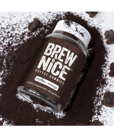 Buy Coffee Gummies - 50mg Caffeine Boost | Energy-Infused with Taurine Guarana & Vitamins - 60 Count - Buy Online on GoSupps.com