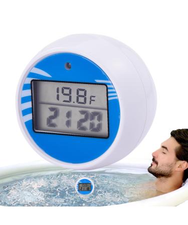 Generic ice pool thermometer timer |Waterproof icebad thermometer time |Ice Bath Thermometer Timer |Waterproof swimming thermometer bath and pool thermometer |Digital water thermometer ice pool blue