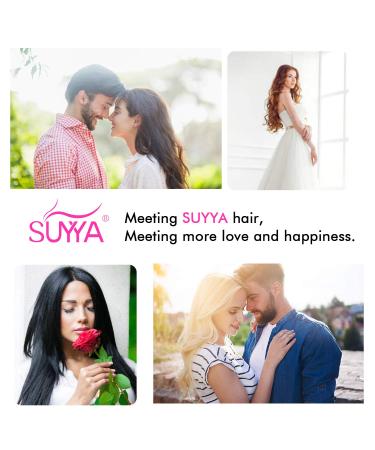 SUYYA 20-Inch Tape-In Hair Extensions | 100% Remy Human Hair, Natural Black (#1B Off Black) - 20pcs, 50gPack - Buy Online on GoSupps.com