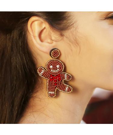 Feyley Bear Earrings - Cute Pearl Studs for Women & Girls | Charming Bohemian Jewelry for Birthdays - Buy Online on GoSupps.com