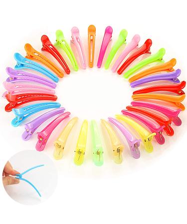 UPINS 30PCS Colorful Duck Billed Hair Clips - Women/Girl Alligator Clip for Styling - Buy Online on GoSupps.com