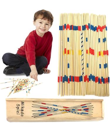 BAOK 5 Pcs Wooden Pickup Sticks - Classic Educational Toy for Kids | 31 Piece Set for Early Development - Buy Online on GoSupps.com