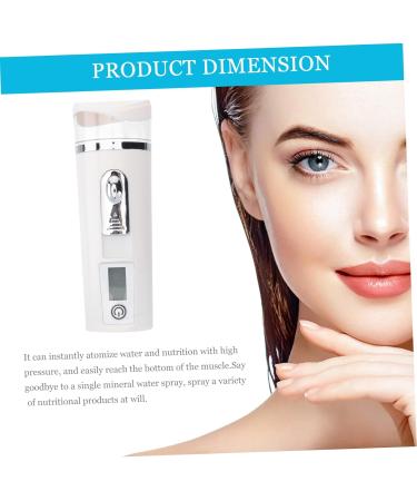 BELLIFFY Hydrating Instrument Portable Humidifer Hand Held Steamer Skin Care Tools Room Humidifier White Abs - Buy Online on GoSupps.com