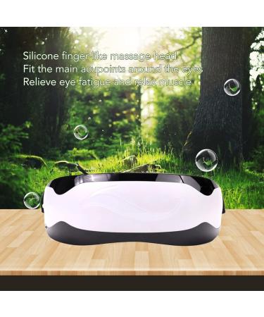 Rechargeable Magnetism Eye Massage Device - USB Eye Massager with 9 Vibration Modes for Better Sleep Quality - Buy Online on GoSupps.com