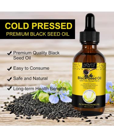 Organic Black Seed Oil 60ml | 100% Pure & Premium Cold Pressed | Improves the Condition of Hair Skin and Nails | Best for Dry Skin Inner Health & Flaky Skin - Buy Online on GoSupps.com