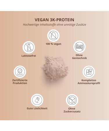 Nutri+ Vegan Protein Powder Hazelnut 1kg - 83% Protein Gluten & Lactose Free Nutty Flavor 3K Protein Powder - Buy Online on GoSupps.com