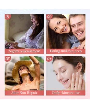 Crsetmyth Niacinamide Nourishing Watermelon Serum 220g Face Cream Body Gel Watermelon Extracts Moisturizing and Whitening Cream Moisturizer for Dry Skin Sunburn Acne - Buy Online on GoSupps.com