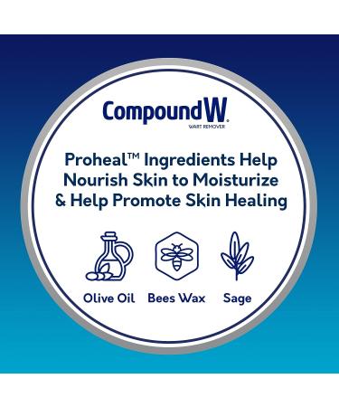 Compound W Total Care Wart Remover & Proheal Cream 0.25 oz + Maximum Strength Salicylic Acid Gel 0.25 oz - Buy Online on GoSupps.com