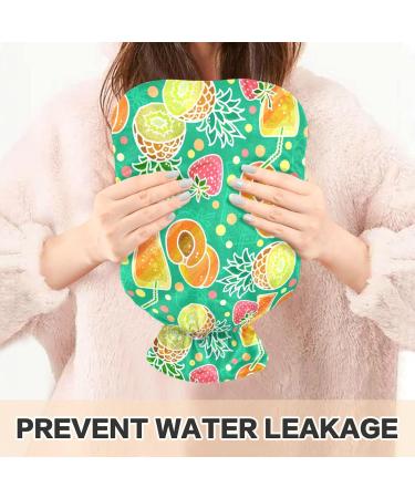 Naanle Pineapple Fruit Juice Water Bottle 2L - Transparent Hot Water Bottle for Bed Hand & Foot Pain Relief - Heat & Cold Therapy - Buy Online on GoSupps.com