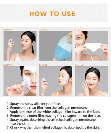 Pure s Film Bio Face Film for Face Soluble Supplement Moisturizing and Hydrating 3pc * Forehead Film 3 Pairs* Cheek Patches - Buy Online on GoSupps.com