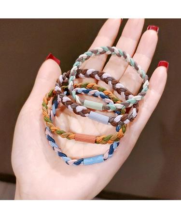 20 PCS Color Braided Boho Hair Ties Set for Women, Baby Girls, Kids - Forest Series - Buy Online on GoSupps.com