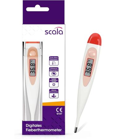 Scala SC 17 Red Digital Body Thermometer Fast & Accurate Temperature Reading - Buy Online on GoSupps.com