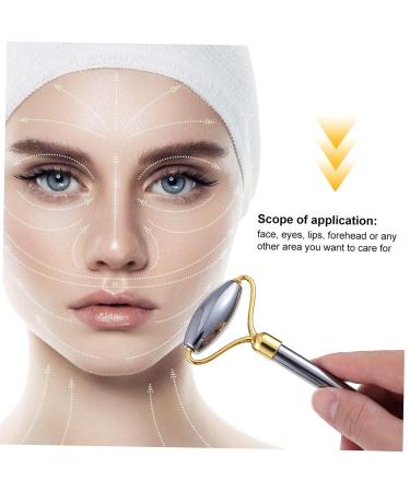 Mikinona Gold Facial & Body Massager | Anti-Wrinkle Skin Care Kit | Facial Roller & Muscle Roller Tool - Buy Online on GoSupps.com