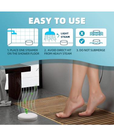 Mismystery Eucalyptus Menthol Shower Steamers for Sinus Relief and Relaxation - Shower Bombs for Aromatherapy Bath - Fathers Day Gift - Buy Online on GoSupps.com