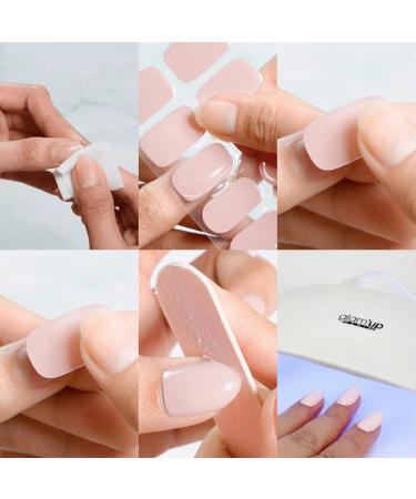  Glam Up Glam'Up Paris Semi-Permanent Gel Stickers Adhesive Gel Polish Professional Quality Long Lasting Up to 3 Weeks Quick and Easy Application 16 Items N SP214 Dark Red - Buy Online on GoSupps.com