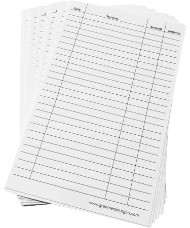 Pet Dog Cat Grooming Customer Clip Cards (100 Pack Thick 8 X 5 inch Professional Profile Kennel Record Care Service Card) - Buy Online on GoSupps.com