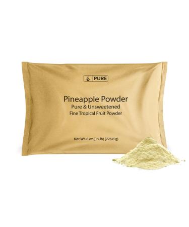 Pure Original Ingredients Pineapple Powder (8 oz) Smoothies & Cocktails, Always Pure, Flavor Additive 8 Ounce (Pack of 1)