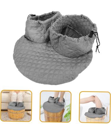 VINTORKY Thermal Insulation Foot Bath Cover Foot Bucket Protectors Foot Washing Barrel Cover Foot Bath Bucket Cover Dual Bucket Foot Basin Cover Foot Soak Bucket Cover Bucket Sleeve - Buy Online on GoSupps.com