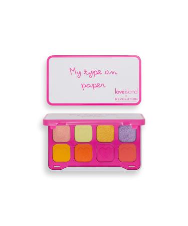 Makeup Revolution X Love Island Dynamic Eyeshadow Palette My Type On Paper 8 Shades 8g